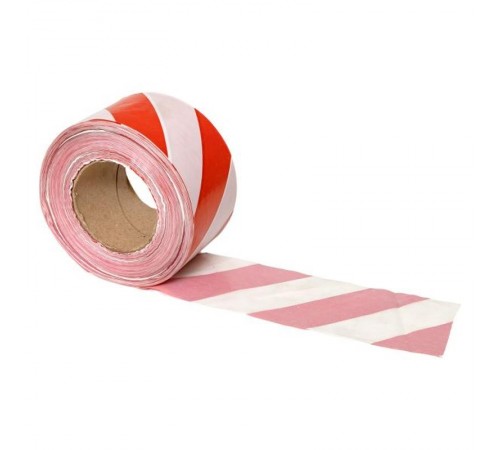 Лента оградительная ЛО "Красно-белая" 75х250 Basic  lo-75x250-bas  EKF