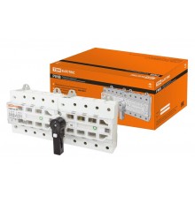 Рубильник модульный с видимым разрывом, реверсивный РМВ-63 4П 63A  SQ0222-0025  TDM