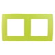 Рамка на 2 поста 12-5002-26  ,  лайм  Б0019400  ЭРА