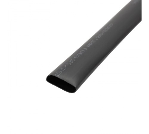 Термоусаживаемая трубка двухстенная клеевая 19,1/9,55 мм черная (уп. 10 шт. по 1 м)  26-2107  REXANT