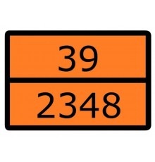 Знак для маркировки опасных грузов "Номер ООН 39/2348" ГОСТ Р 52290-2004 300х400 мм  an-7-39-2348  EKF