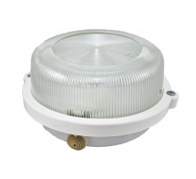 Светильник пылевлагозащищенный под лампу для ЖКХ НПП 03-005.03 У3 60Вт ЛН E27 IP54 без защитной решетки белый  SQ0311-0003  TDM