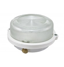 Светильник пылевлагозащищенный под лампу для ЖКХ НПП 03-005.03 У3 60Вт ЛН E27 IP54 без защитной решетки белый  SQ0311-0003  TDM