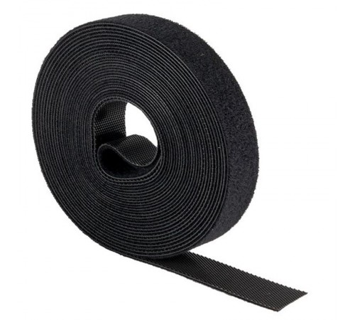 Хомут-липучка 20 мм (5м ролл) черный EKF PROxima  hlft-2-b  EKF