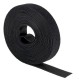 Хомут-липучка 20 мм (5м ролл) черный EKF PROxima  hlft-2-b  EKF