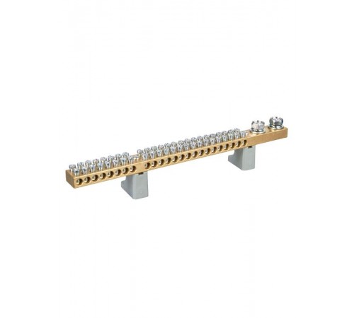 Шина N "ноль" на двух угл. изол. 200А ШНИ-10х18-48-L2-С   YNN30-48-C2-K03  IEK