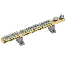 Шина N "ноль" на двух угл. изол. 200А ШНИ-10х18-48-L2-С   YNN30-48-C2-K03  IEK