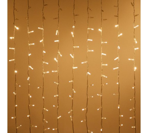 Светодиодная гирлянда ARD-CURTAIN-CLASSIC-2000x6000-CLEAR-1500LED-WATERFALL Warm (230V, 180W)  024873  Arlight