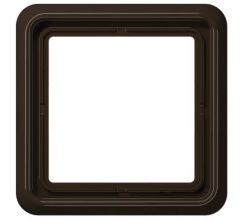 Рамка для вертикальной и горизонтальной установки, 1 пост; дюропласт; коричневый; CD500  CD581BR  Jung