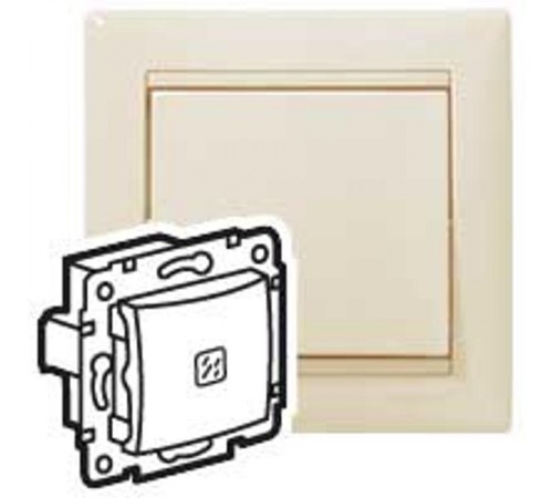 ВЫКЛ.С ПОДСВ.VALENA (СЛ.КОСТЬ)  695601  Legrand