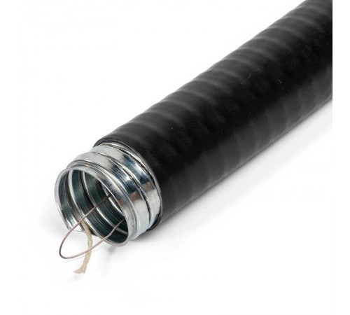 Металлорукав толстостенный МГ "HEAVY DUTY" 10 с протяжкой  88401  Fortisflex