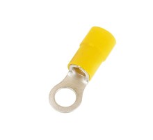 Наконечник с отверстием под винт и изолир.фaланцем ПА, легкий ввод жилы, 2,5-6 кв.мм М6 (д.6,4 мм) (НКИ)  2C6P-EE-PA  DKC