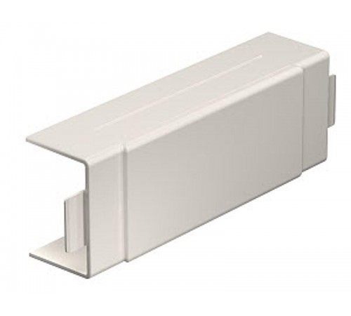 Крышка T-образной секции кабельного канала WDK 40x60 мм (ПВХ,кремовый) (WDK HK40060CW)  6162002  OBO Bettermann