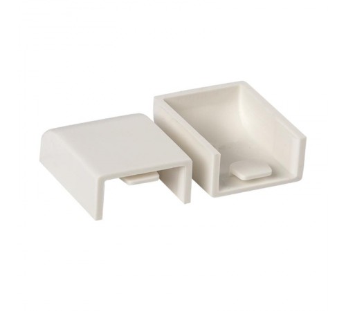 Заглушка (20х10) (4 шт) Plast EKF PROxima Белый    ecw-20-10x4   EKF 