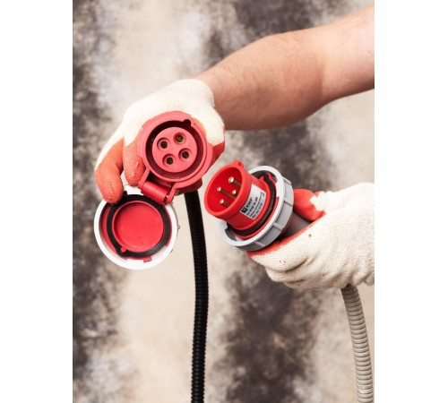 Вилка переносная 0142 3Р+РЕ 16А 380В IP67 EKF PROxima  ps-0142-16-380  EKF