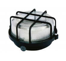 Светильник пылевлагозащищенный под лампу для ЖКХ НПП 03-005.04 У3 100Вт ЛН E27 IP54 сетка-квадрат черный  SQ0311-0002  TDM