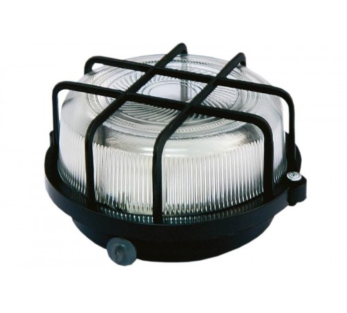 Светильник пылевлагозащищенный под лампу для ЖКХ НПП 03-005.04 У3 100Вт ЛН E27 IP54 сетка-квадрат черный  SQ0311-0002  TDM