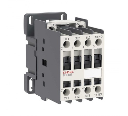 Магнитный контактор YON DSC018 18A 7,5кВт AC3 3P кат.380В AC 1НО  DSC018-3C10A380  DKC