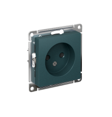 AtlasDesign Изумруд Розетка без заземления со шторками, 16А, механизм  ATN000849  SE