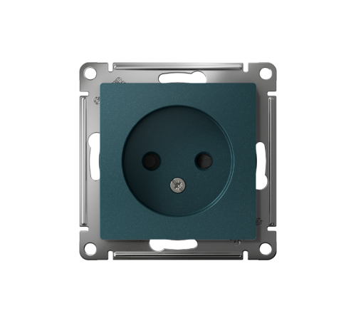 AtlasDesign Изумруд Розетка без заземления со шторками, 16А, механизм  ATN000849  SE
