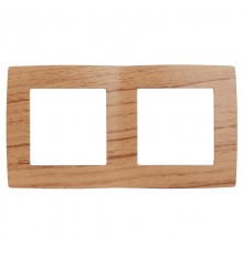 Рамка на 2 поста 12-5002-09  ,  дуб  Б0014759  ЭРА