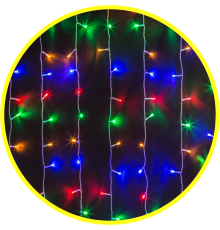 Гирлянда NGF 93 646 NGF-D022-02 (занавес RGBY 357 2*1.5м IP20 TR)  93646  Navigator