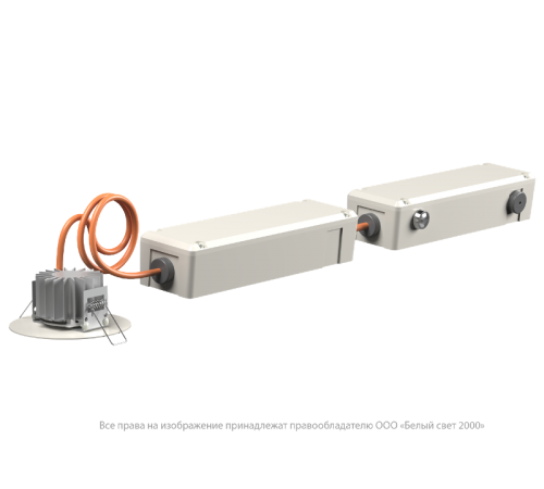 Светильник аварийного освещения BS-RADAR-51-L4-INEXI3-MSS3 White  a23678  Белый свет