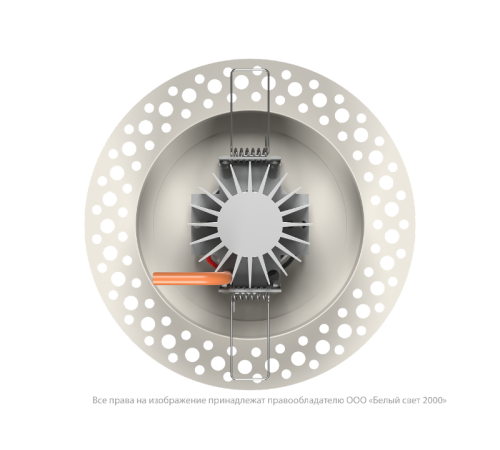 Светильник аварийного освещения BS-RADAR-51-L4-INEXI3-MSS3 White  a23678  Белый свет