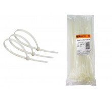 Хомут 7,6х300мм нейлон (белый) (100шт)   SQ0515-0134  TDM