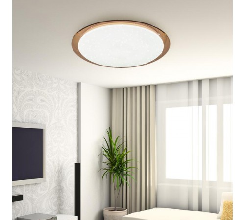 Светильник светодиодный декоративный бытовой SPB-6 "Saturn" 60Вт 3000-6500К 4800 Лм с пультом ДУ  Б0030132  ЭРА