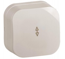 ВСп10-1-0-ХК Выкл. 1-кл. проход. о/у 10А GLORY кремовый  EVH12-K33-10  IEK