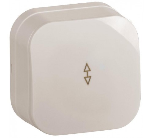 ВСп10-1-0-ХК Выкл. 1-кл. проход. о/у 10А GLORY кремовый  EVH12-K33-10  IEK