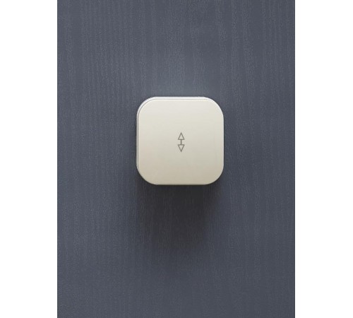 ВСп10-1-0-ХК Выкл. 1-кл. проход. о/у 10А GLORY кремовый  EVH12-K33-10  IEK