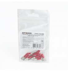 Наконечник плоский Изолированный (папа) РпИп 1,5-250 (DIY упаковка 10 шт), LD401-15250  39362  STEKKER