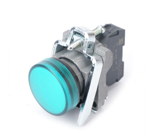 Сигнальная лампа в сборе модульная 22 мм зеленая 24В DC  SB4BVB3  SE