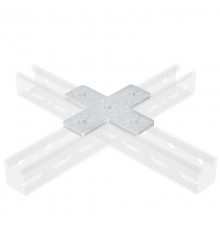 Пластина соединительная Х-обр., INOX 304  IBMD1041C  DKC