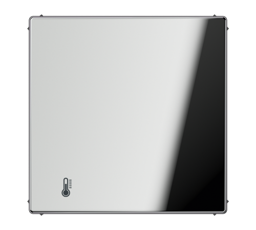 KNX-регулятор "объектный" с шинным сопряжением без ручки для установки температуры; полированный хром  GCR2178ORTS  Jung