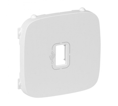 Valena ALLURE Белый Накладка розетки USB 3.0с подключенным разъемом  754755  Legrand