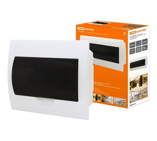 Бокс пластиковый встраиваемый ЩРВ-П-18 модулей IP40  SQ0902-0005  TDM