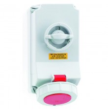 Розетка настенная с блокировкой 32А 4р(3p+PE) 400В 6h IP67 160178 I 160178-Bals I Bals