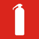 ППБ 0003 Огнетушитель (250х250) K300/OBERON пиктограмма  2501002360  Световые Технологии