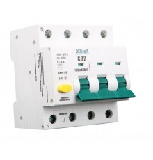 Автоматический выключатель дифференциального тока АВДТ 3Р+N 32А 100мА тип AC х-ка С ДИФ-103 6кА  16219DEK  DEKraft - замена на  16413DEK 