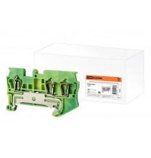 Зажим клеммный безвинтовой (ЗКБ) 3 вывода PEN 2,5 мм2  SQ0822-0027   TDM