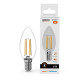 Лампа светодиодная   Filament Elementary Свеча 8W 510lm 2700К Е14 LED 1/10/100  32118  Gauss
