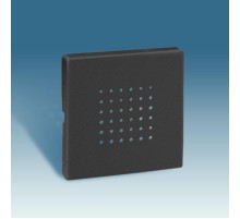 Simon 82 Накладка на звонок, динамик встр., fm-тюнер, широкий модуль, S82C, графит  82052-58  Simon