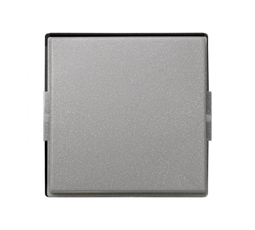 Simon 27 Клавиша для выключателя одноклавишного (механизм S27), IP44, IK07, Scudo, серый  2705010-063  Simon