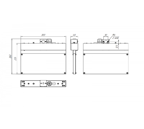 Указатель аварийный светодиодный LED  BS-NEXTRINO-71-S1-INEXI2 Gray 6,3Вт 1ч IP40 постоянный накладной  а15510   Белый свет