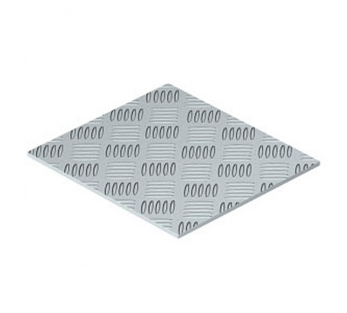 Вставка из рифленой нержавеющей стали для лючка GES9-3 (231х169х5 мм, нерж. сталь)  7407182  OBO Bettermann