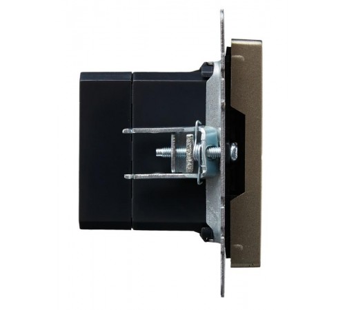 BRITE Розетка USB A+A 3,1А РЮ10-1-БрШ шампань  BR-U21-D31-K37  IEK