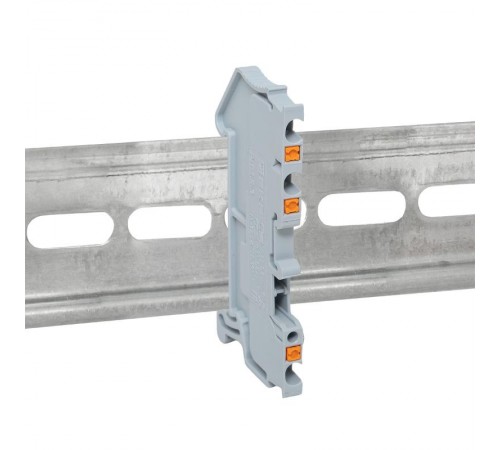 Клеммная колодка пружинная 1,5 Push-in 3 вывода серая PIT-1,5-3  EKF